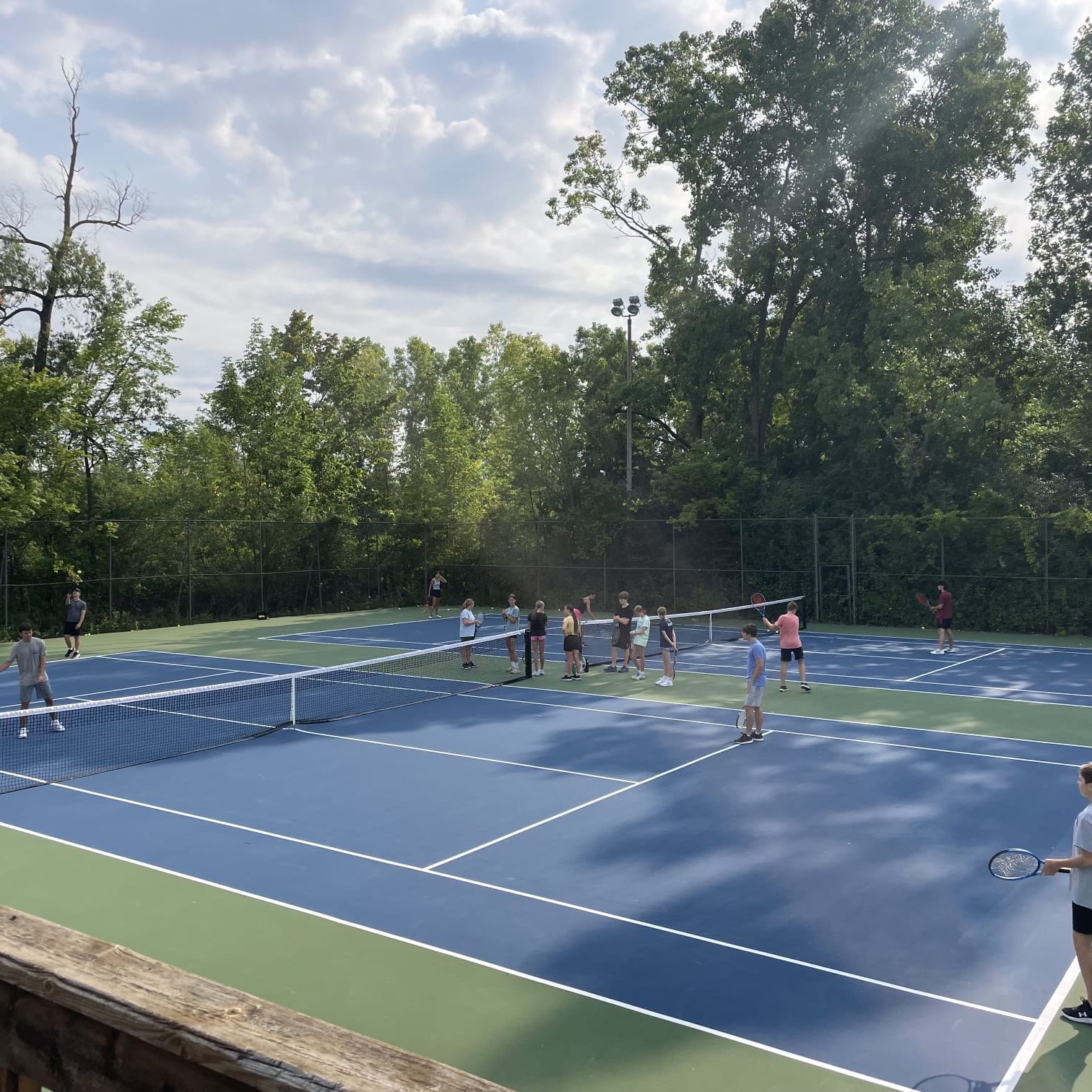 tennis courts at Beechview swim and tennis club